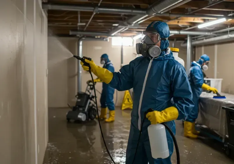 Basement Sanitization and Antimicrobial Treatment process in Lake of the Woods, AZ